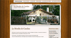Desktop Screenshot of moulin-de-candau.com